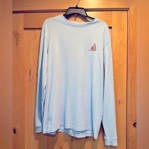 Vineyard Vines - Men’s Long Sleeve Tee with sailboat print, Size: Medium